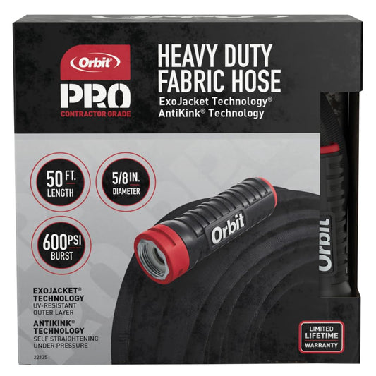 Orbit Pro ExoJacket Manguera de agua resistente, 50 pies x 0.6 pulgadas - 22135