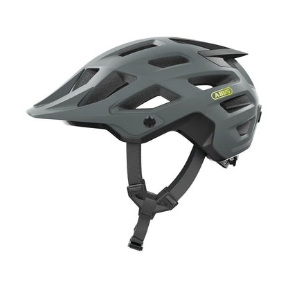 ABUS Casco MTB Moventor 2.0 - Casco Confortable para Bicicleta Todo Terreno - Casco All-Mountain - para Hombre y Mujer - Gris Mate, M