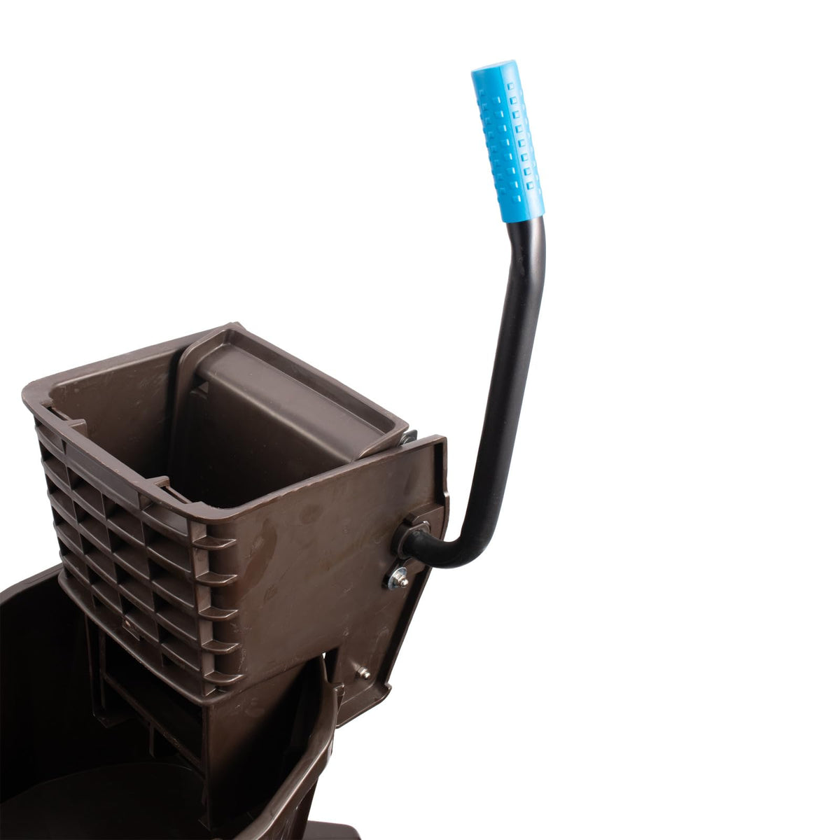 Carlisle Commercial - cubeta de trapeador con escurridor de presión lateral, Marrón, 24.6 l