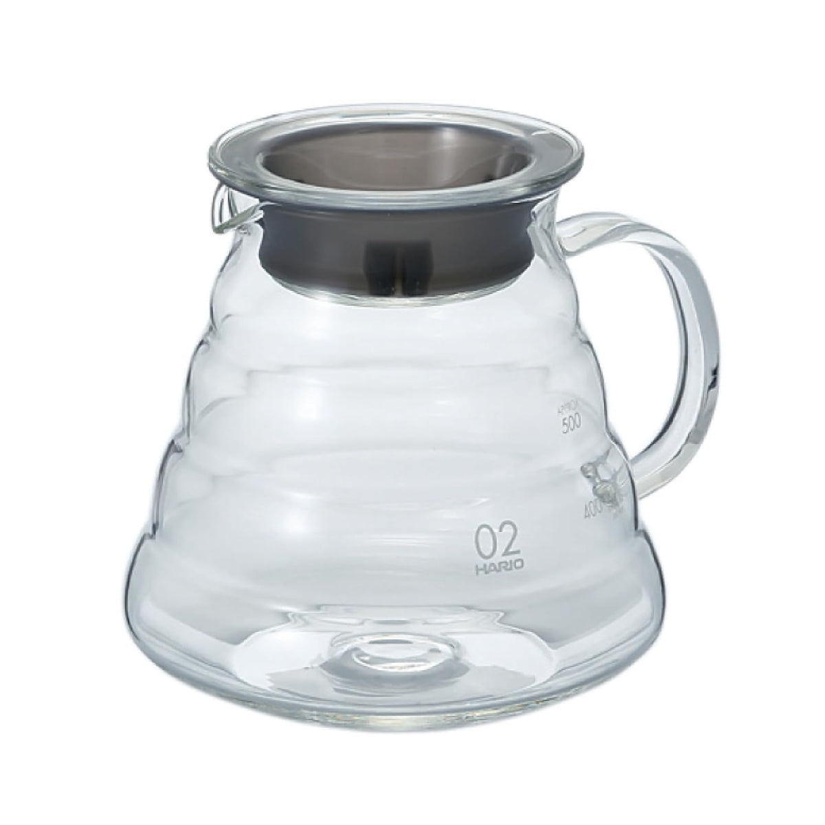 Hario V60 Glass Range Coffee Server, 600 ml, transparente