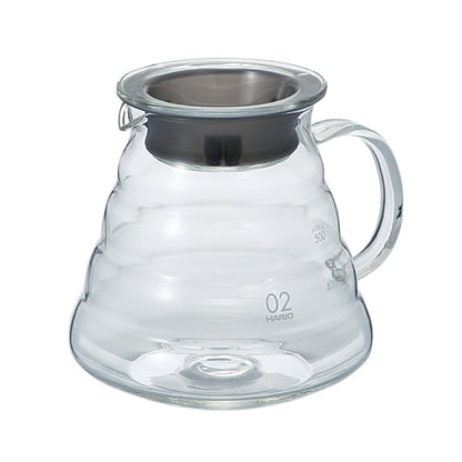 Hario V60 Glass Range Coffee Server, 600 ml, transparente