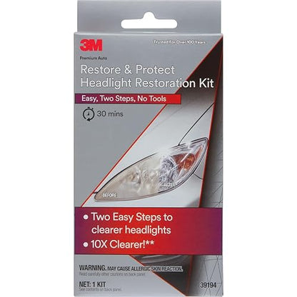 3M Kit de Restauración y Protección de Faros Delanteros 39194