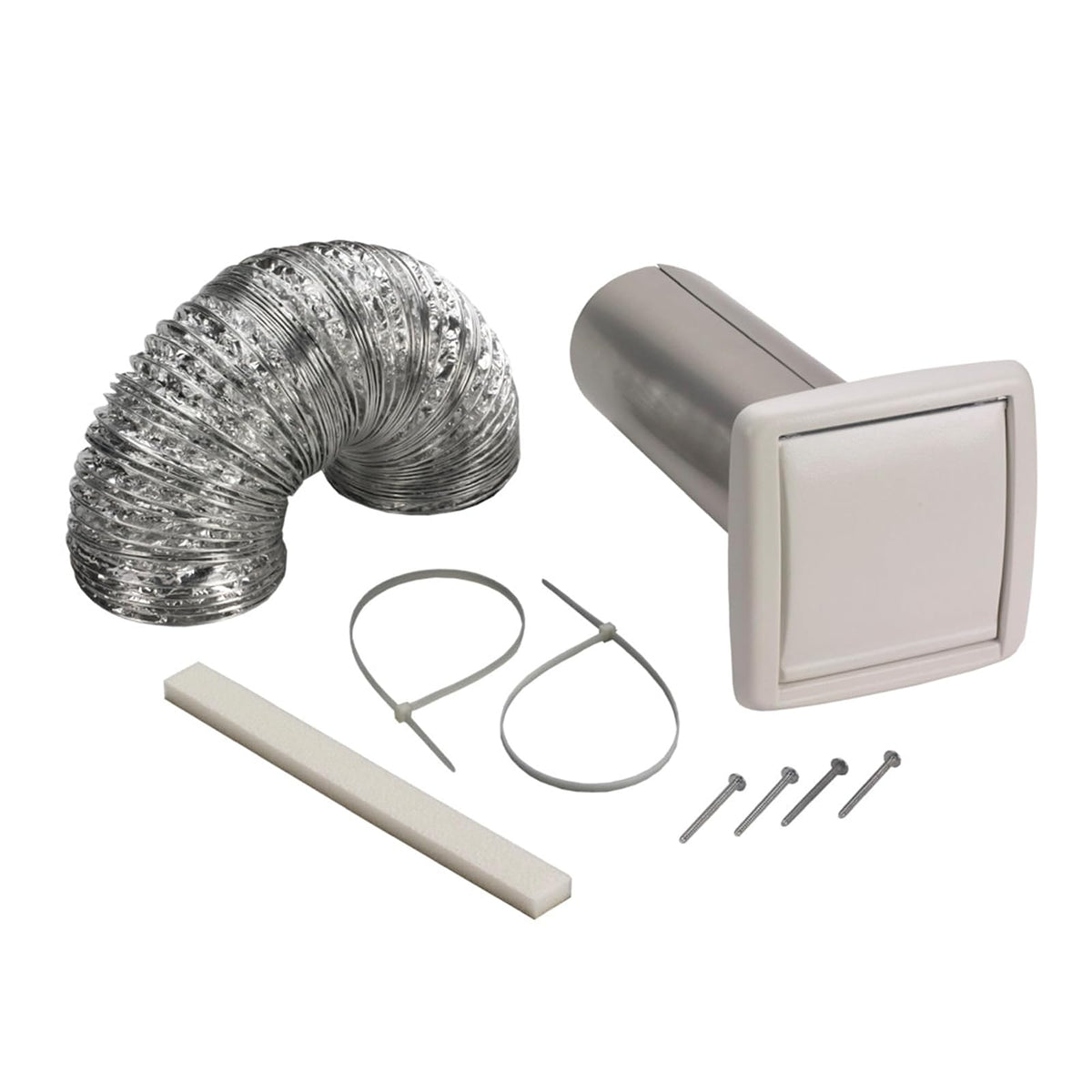 Broan-NuTone WVK2A - Kit de conductos flexibles de pared para ventiladores de ventilación, 10,16 cm