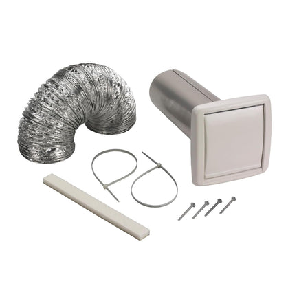Broan-NuTone WVK2A - Kit de conductos flexibles de pared para ventiladores de ventilación, 10,16 cm