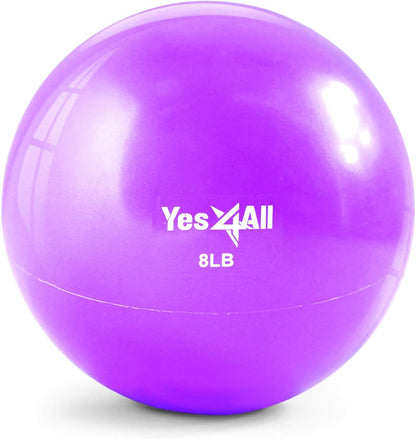 Yes4All Pelota Medicinal de Tonificación para Pilates y Yoga - 8lbs