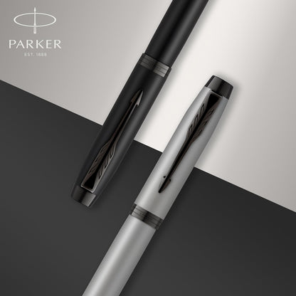 Parker IM Bolígrafo, Negro (Black and Gold), Punta Fina