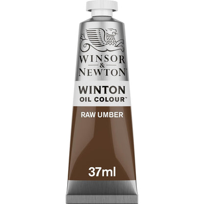 Winsor & Newton Winton Pintura al Óleo, Tubo de 37 ml, Dark Verdigris y Más Colores - Marrón (Raw Umber)