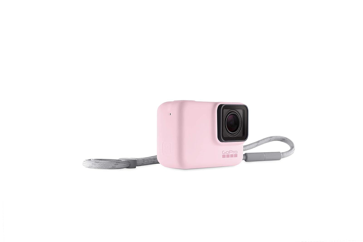 GoPro Funda cordón en Rosa (HERO7 Negro/HERO7 Plateado/HERO7 Blanco/HERO6 Negro/HERO5 Negro) - Accesorio Oficial