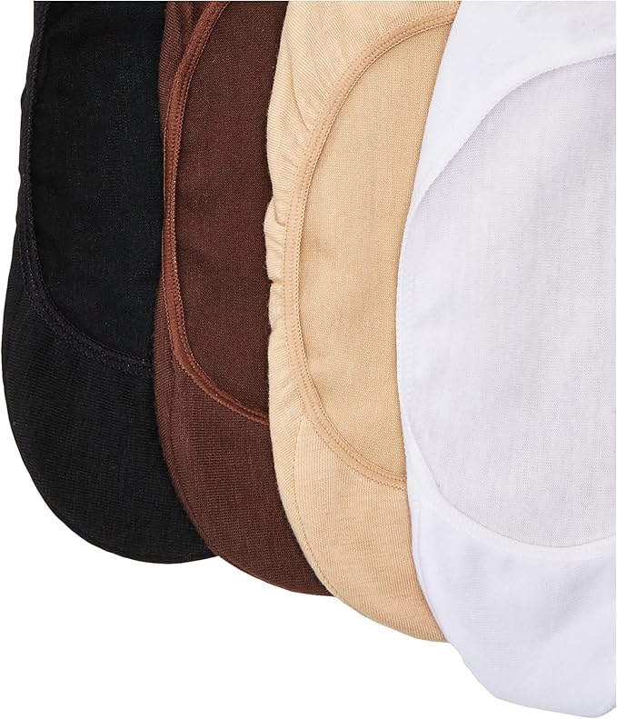 Wilson Calcetines para Mujer Invisibles con Tejido Interior Sin Felpa, Talla Única, Modelo B0414, Contenido: 1 Paquete con 10 Pares de Calcetas para Mujer, Color Multicolor