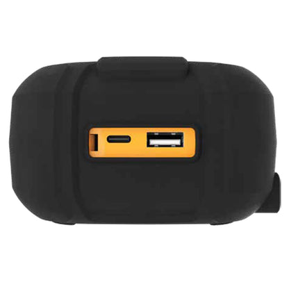 DEWALT DXAELJ25 2500 Peak Amp arrancador de Litio portátil con 25 W Tipo C, 15 W Tipo A, 60 W Tipo C Entrada/Salida