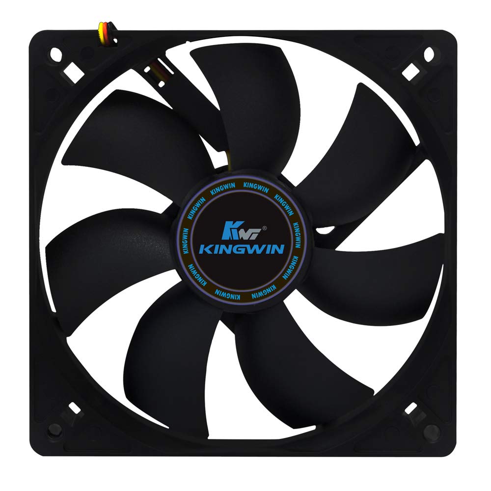 KingWin 120 x 120 mm Long Life Bearing Case Fan CF-012LB Black