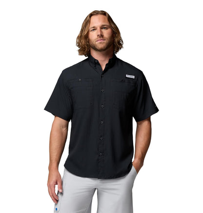 Columbia PFG Tamiami II Camisa de Pesca Manga Corta para Hombre - XL - Black