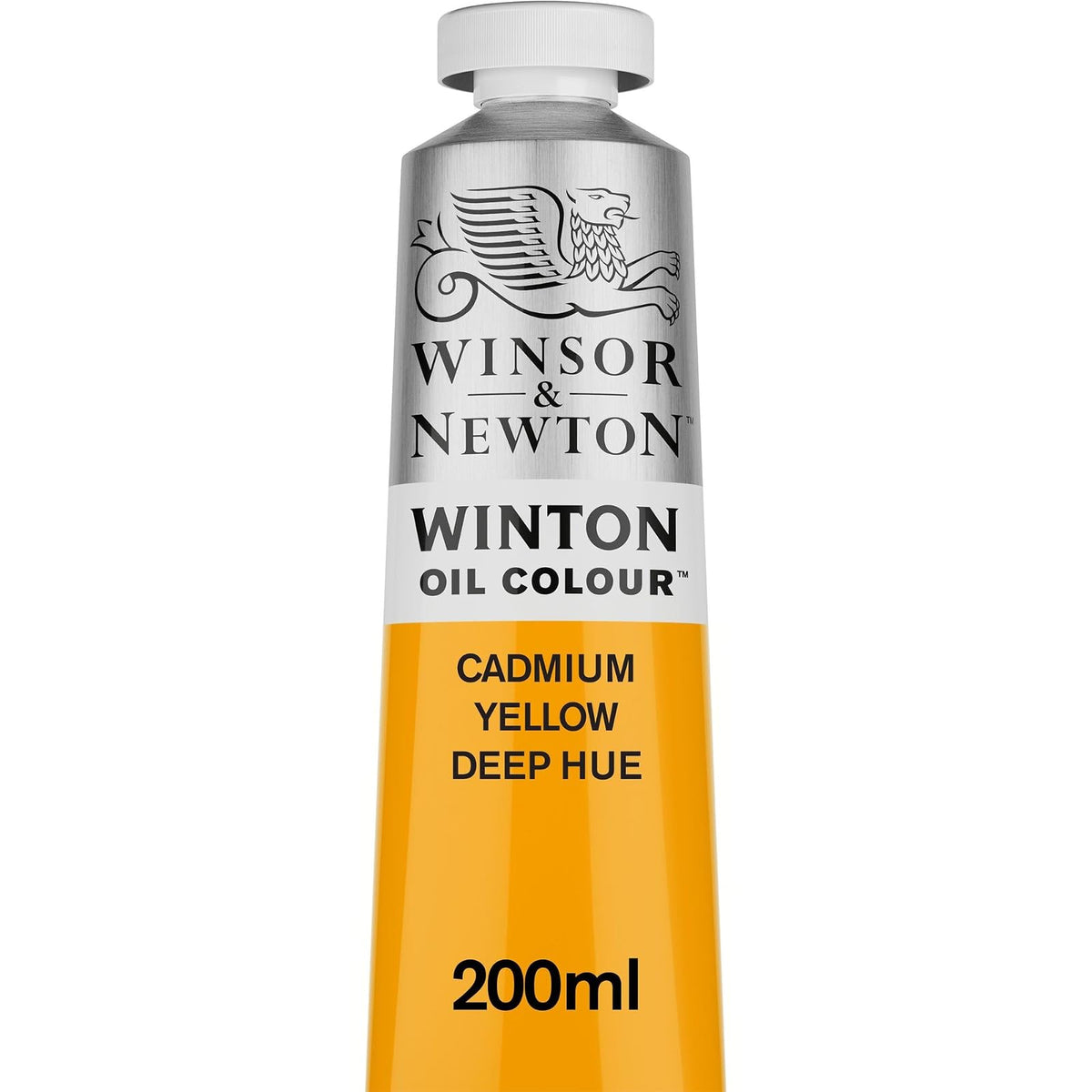 Winsor & Newton Winton Pintura de Óleo 200 ml - Amarillo (Cadmium Yellow Deep Hue 115)