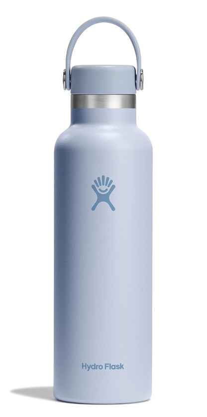 Hydro Flask - Botella de agua de acero inoxidable aislada, no derrama, a prueba de fugas en color azul surf de 20 onzas