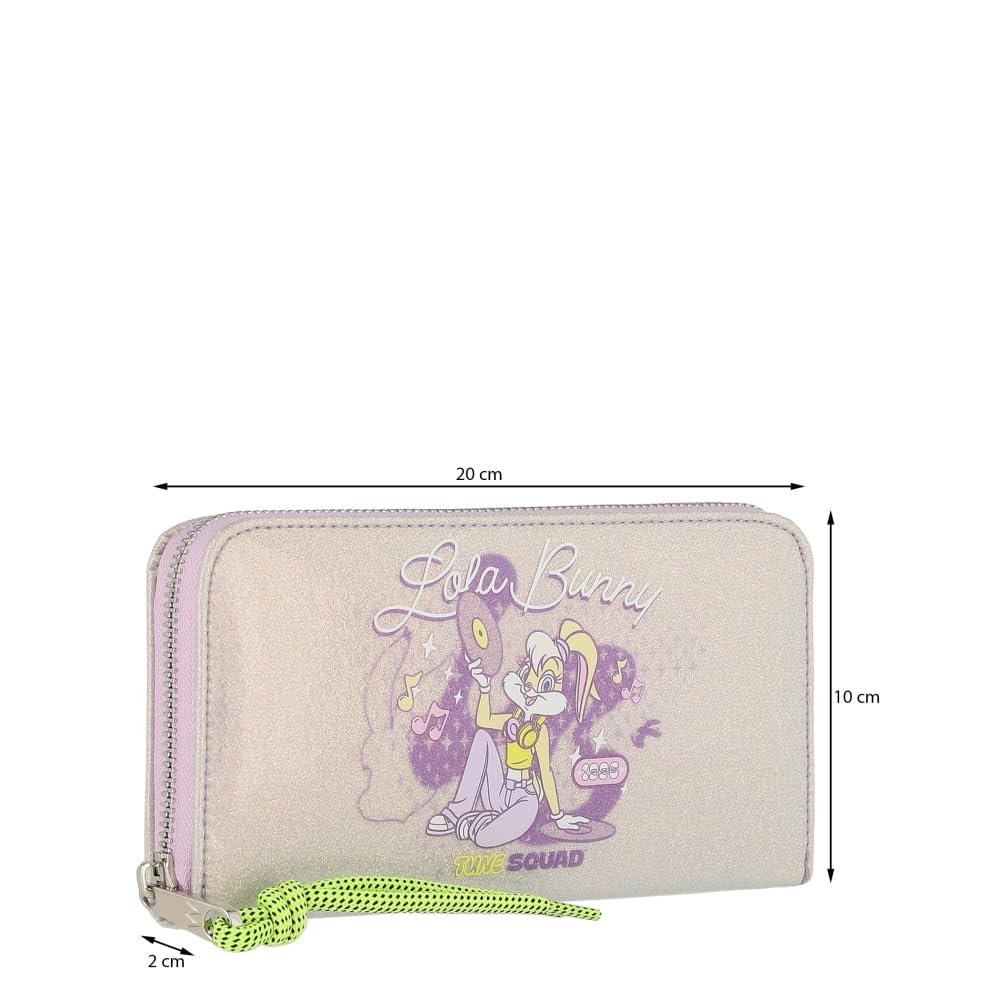 W Capsule Lola Bunny HBDONNER23CW Morado Cartera Charol para Mujer