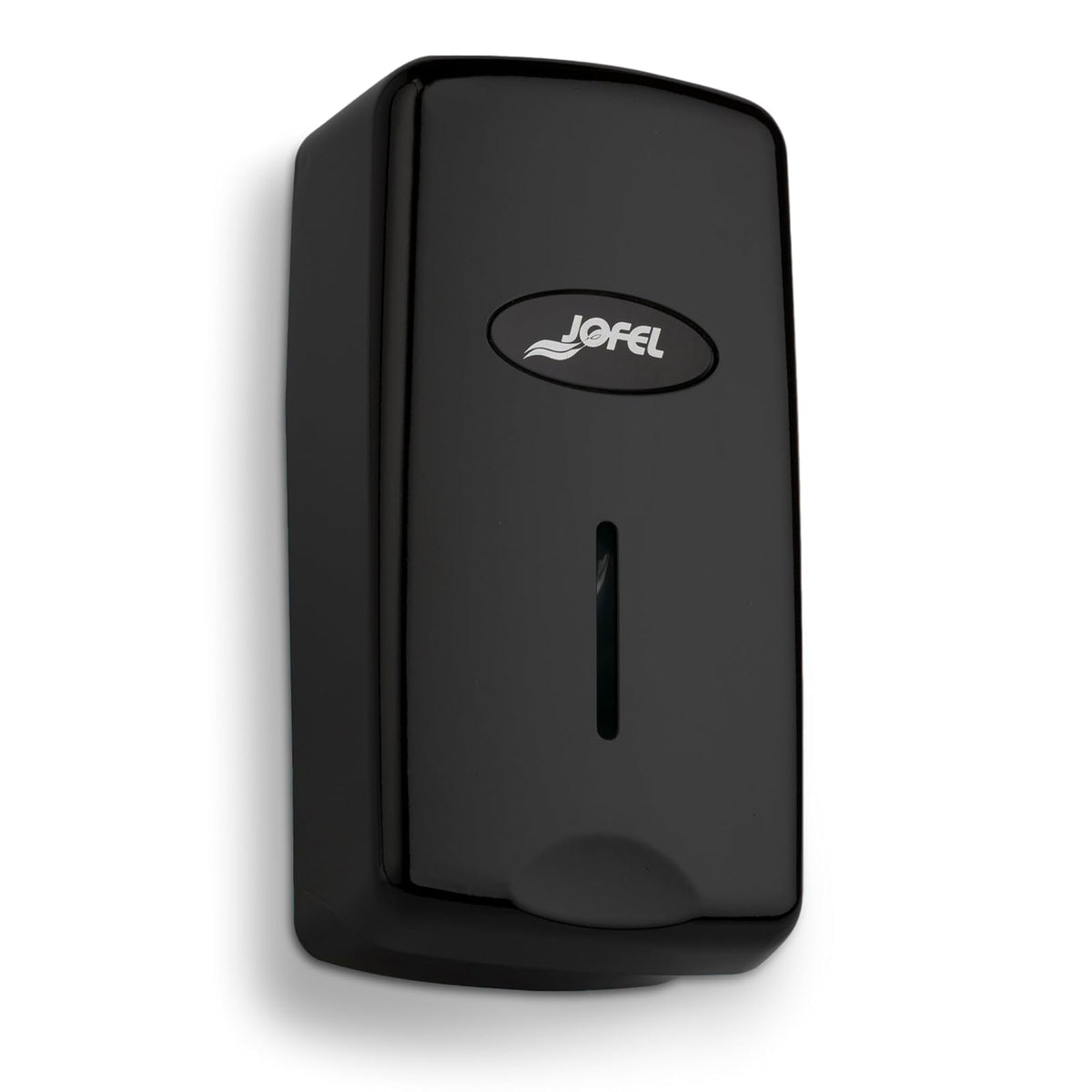 San Jamar Jofel Valor Dispensador de jabón de plástico, dispensador de desinfectante de Manos con diseño Moderno para el hogar, baño, Cocina, restaurantes, 1 litro, Negro