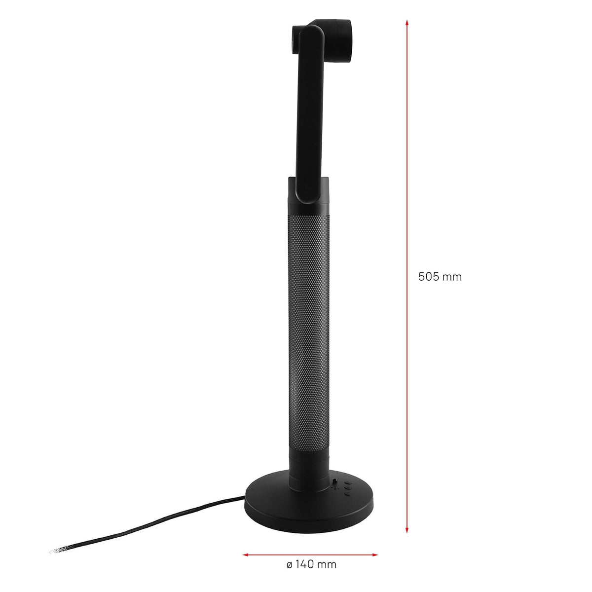 Lloyd's Lámpara Escritorio WiFi RGB control por App y Voz, Brazo Ajustable | Luz blanca fría y cálida, sincroniza al ritmo de la música, 250 lm, compatible con asistentes virtuales