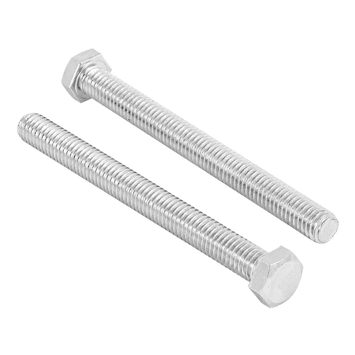 Fiero Tornillo Tipo Máquina Acero Galvanizado, Cabeza Hexagonal, 30 Piezas - 3 - 8 x 4"