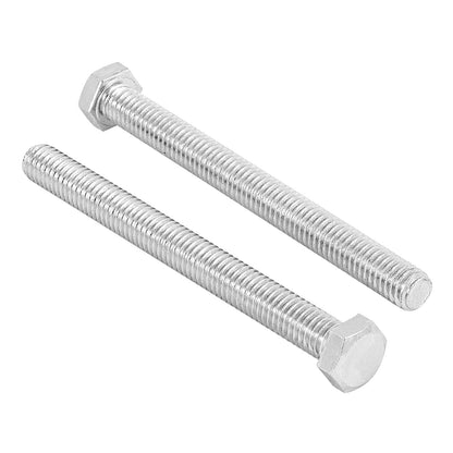 Fiero Tornillo Tipo Máquina Acero Galvanizado, Cabeza Hexagonal, 30 Piezas - 3 - 8 x 4"