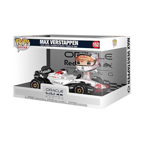 Funko Pop! Ride Super Deluxe: Red Bull - MAX Verstappen | White, Red Bull Racing, Collectable Vinyl Figure, Gift Idea, Official Merchandise, Toys for Kids & Adults, Sports Fans