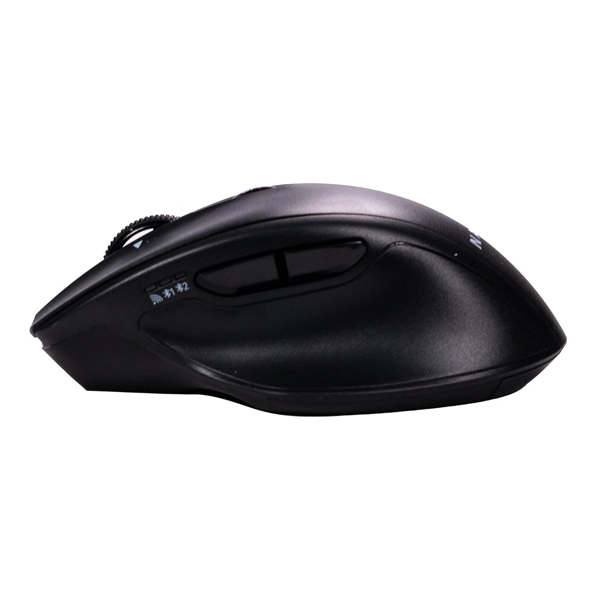 Naceb Technology Mouse Inalámbrico Dual Mode NA-0139N - 2.4 GHz + Bluetooth, Diseño Ergonómico, Conexión para Múltiples Dispositivos, Incluye 2 Pilas AA - Negro