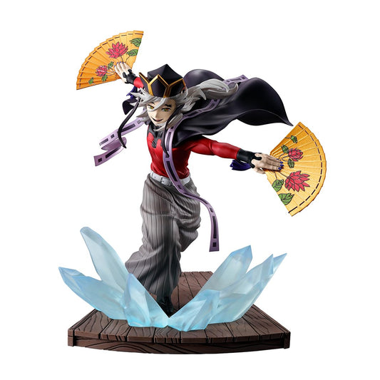 Bandai Spirits - Ichibansho, Demon Slayer, Estatuilla, 15 cm (6") | Dos abanicos con motivo de loto, base de cristales translúcidos, capa en movimiento, escultura dinámica, coleccionista adulto
