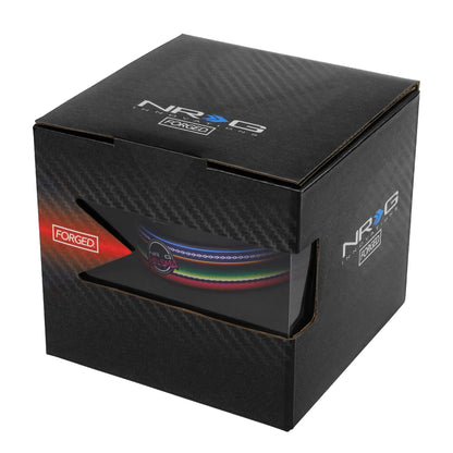 NRG Innovations NRG-SRK-200BK-MEXICALI Gen 2.0 Adaptador de Liberación Rápida para Volante, 6 Orificios, Cuerpo Negro/Anillo Mexicali