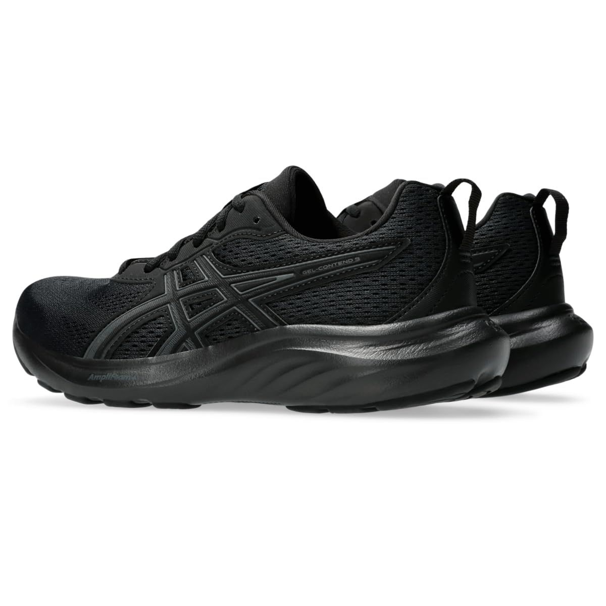 Asics Tenis Gel-Contend 9 Women, Black/Graphite Grey, 24.5 cm | Zapatos para correr de carretera