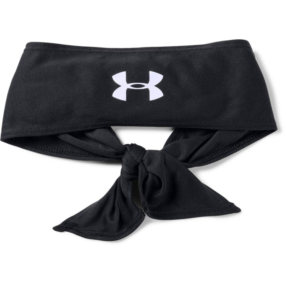 Under Armour - Diadema con lazo - Negro (001) - Blanco - Talla única