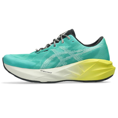 ASICS Novablast 5 TR Tenis para Correr Hombre - 28.5 cm - AURORA GREEN - LIGHT DUST