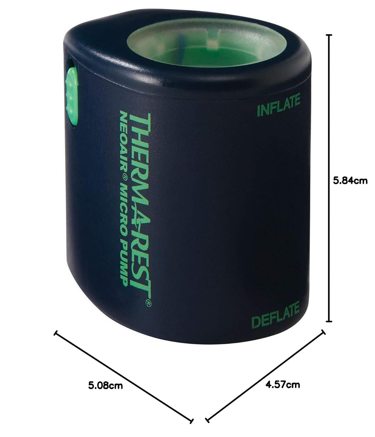Therm-a-Rest NeoAir - Bomba de Aire Micro eléctrica para Almohadillas para Orejas de Dormir, Color Negro