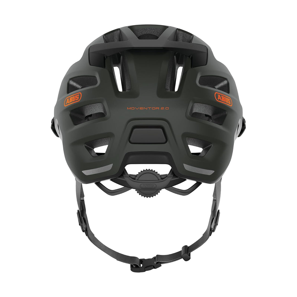 ABUS Casco MTB Moventor 2.0 - Casco Confortable para Bicicleta Todo Terreno - Casco All-Mountain - para Hombre y Mujer - Verde Mate, L