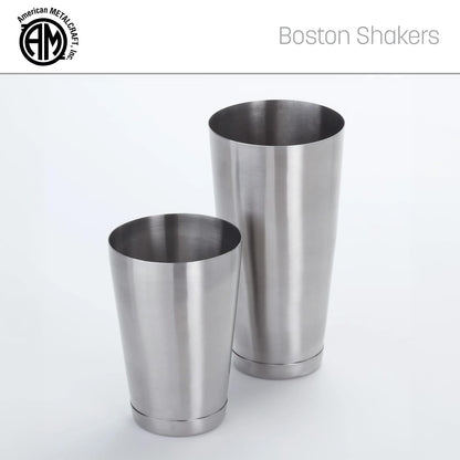 American Metalcraft BSSET Boston Shaker Set 18 Oz Y 28 Oz | Juego de coctelera, acero inoxidable, pesado