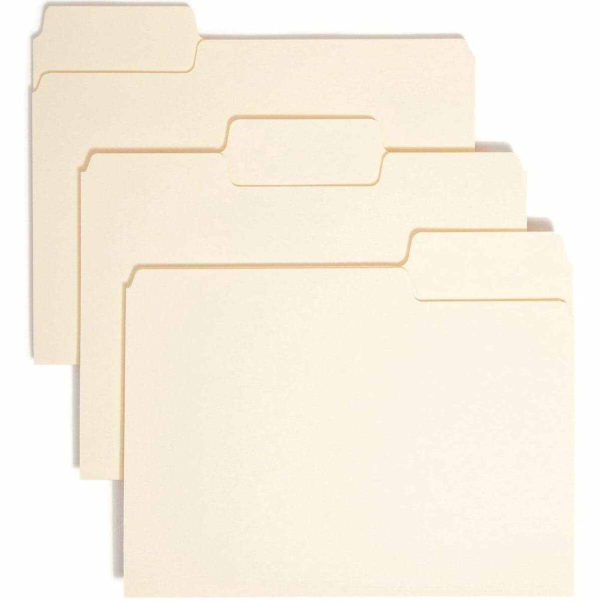 Smead SuperTab carpeta de archivos – 1/3-cut, tamaño carta, Manila, Manila, 100 per Box