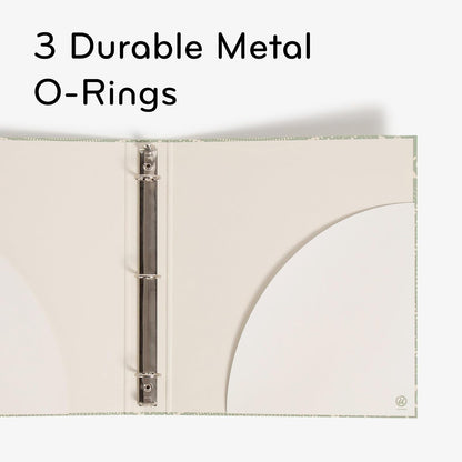 U Brands Eco-Conscious - Juego de 2 juntas tóricas de metal plateado