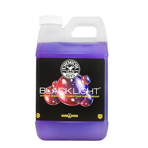 Chemical Guys Jabón Espumoso Black Light para Lavado de Autos, 1.89 L, Cereza Negra, CWS61964SW