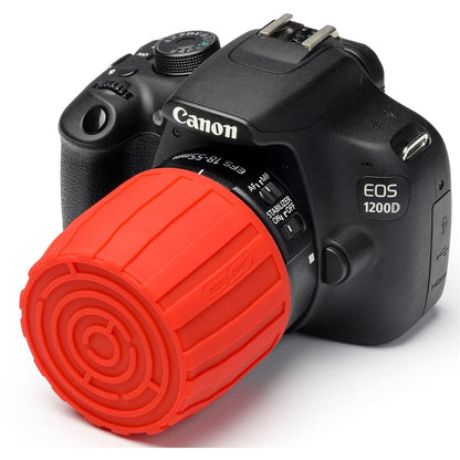 EasyCover Funda Protectora ECLMR para Lente con Diametro de 52mm-77mm Rojo