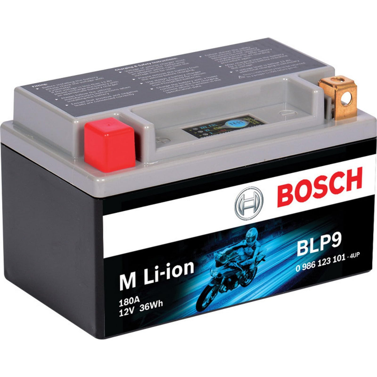 Bosch Batería Deportiva de Litio BLP5S, Grupo 5, 120 CA, 12 V, para Motocicleta, ATV/UTV, Negro - Group 9