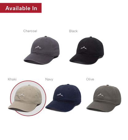 Gorra de montaña para papá al Aire última intervensión, Gorra de algodón Suave sin estructurar