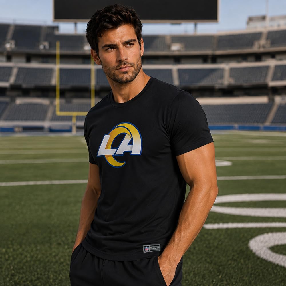 NFL Playera Aficionado Básica Los Angeles RAMS