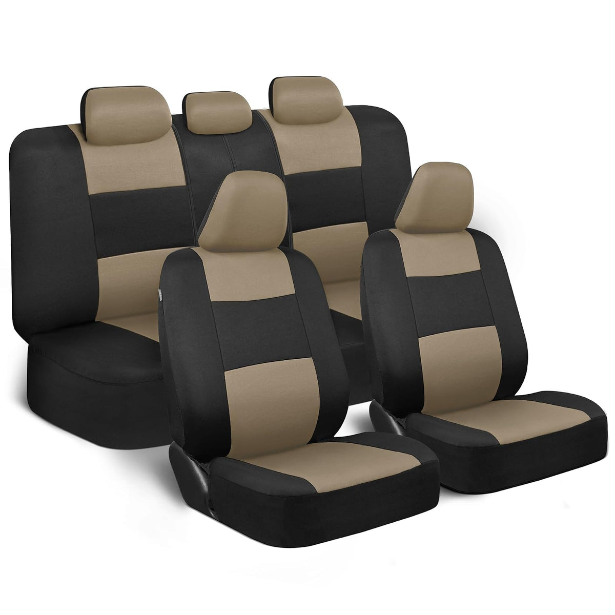 BDK PolyPro Juego de Fundas para Asiento de Auto - Beige
