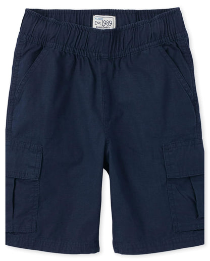 The Children's Place Pantalones Cortos Tipo Cargo para niños - 12 Amplio - Tidal Single
