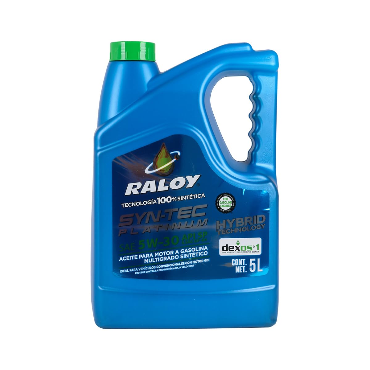 Lubricante Aceite Sintetico Syn-Tec Platinum Sae 5W-30 Api 5L Raloy 6709