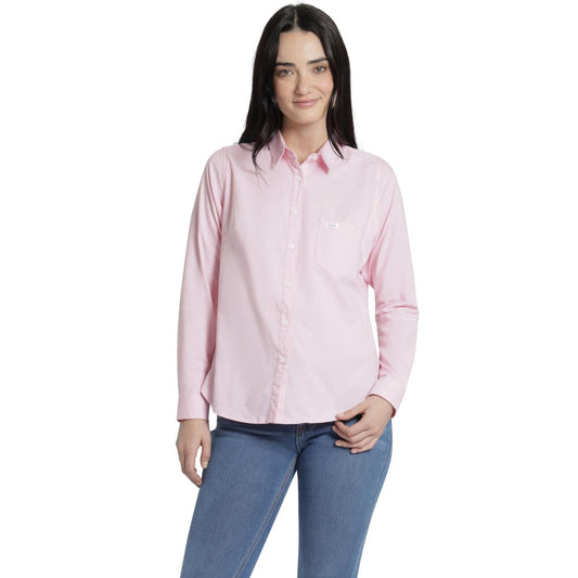 Lee Camisa Slim Fit de Algodón para Mujer