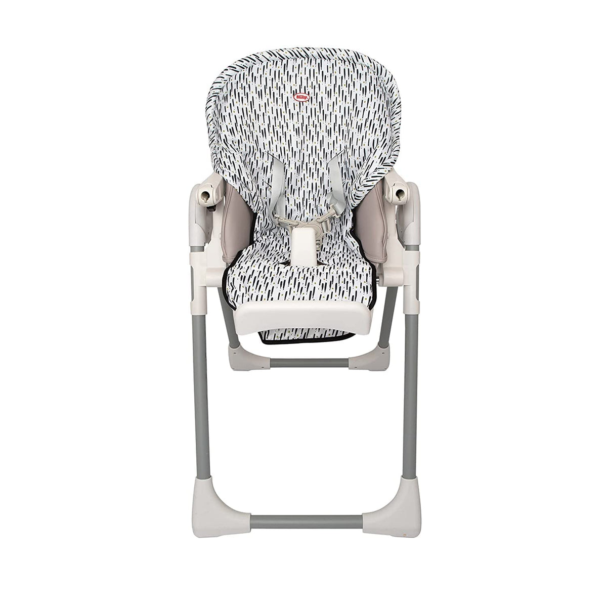 Nuby Baby - Funda para silla alta - Protege de derrames y migas - Resistente al agua para una fácil limpieza - Estampado de pinceladas