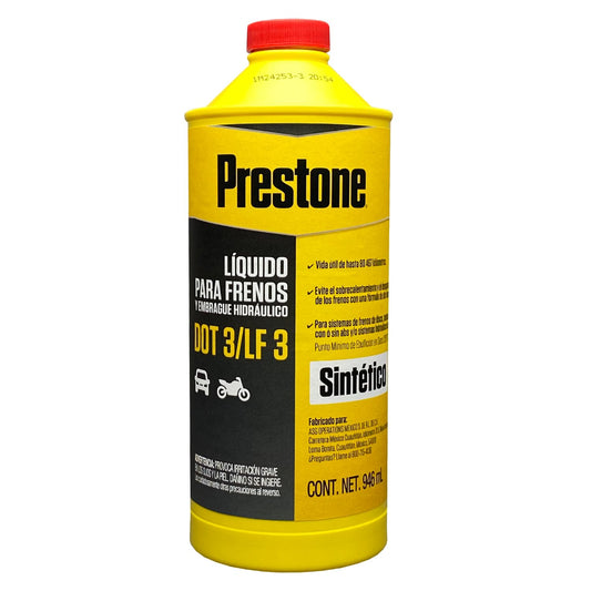 LIQUIDO DE FRENOS PRESTONE LF3 (DOT3) 946ml