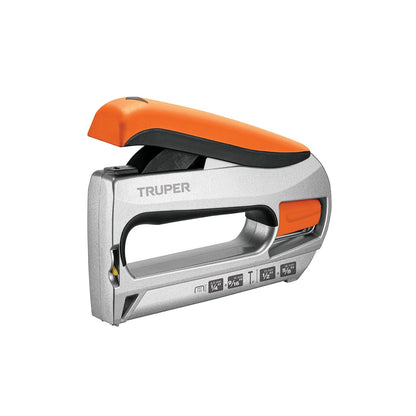 Truper ET-50X, Engrapadora tipo pistola, uso rudo, cuerpo de aluminio