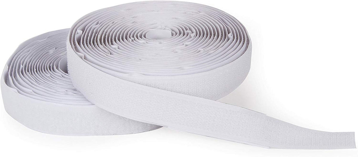 Darice Tiras de Gancho y Bucle – Cinta autoadhesiva Fuerte entrelazada – Ideal para Coser, Manualidades, Alrededor de la casa y el Aula, fácil de Cortar a Medida – 3/4 Pulgadas de Ancho x 15 pies de