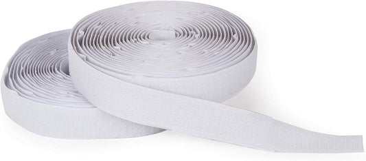 Darice Tiras de Gancho y Bucle – Cinta autoadhesiva Fuerte entrelazada – Ideal para Coser, Manualidades, Alrededor de la casa y el Aula, fácil de Cortar a Medida – 3/4 Pulgadas de Ancho x 15 pies de