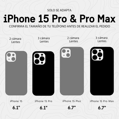 Pelican Protector de lente de cámara con anillos de aluminio para iPhone 15 Pro Max/ 15 Pro - Cristal templado 9H - Duradero, antirayaduras, antirrotura, visión HD con disparo nocturno - Negro